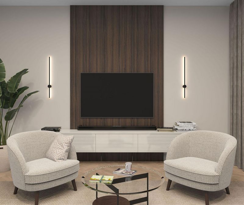 Бра Denkirs Stang 800 мм, 3000К, IP20, 7 Вт, черный, алюминий DK5012-BK фото 5