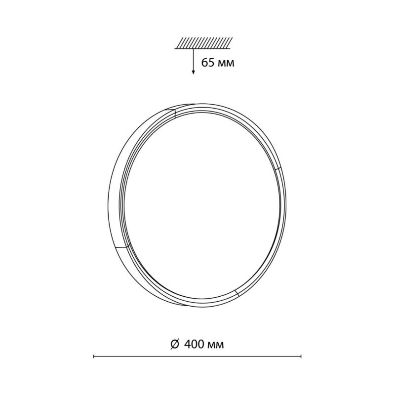 Настенно-потолочный светильник Sonex VELIO PALE LED 48W 3000-6000K IP43 7612/DL фото 2