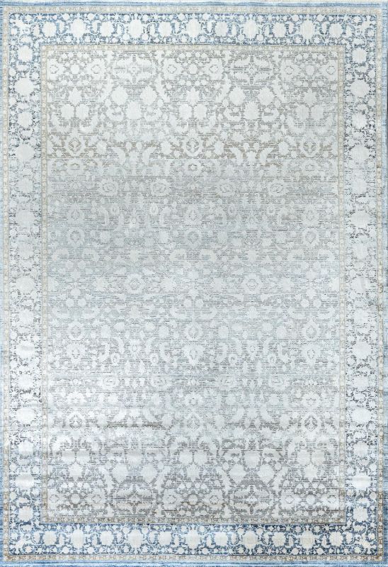 Турецкий ковер из шёлка и эвкалиптового шёлка Carpet «SALVATORE APARTMENT» DB44B-BLUN-GRE 160 x 230 см фото 1