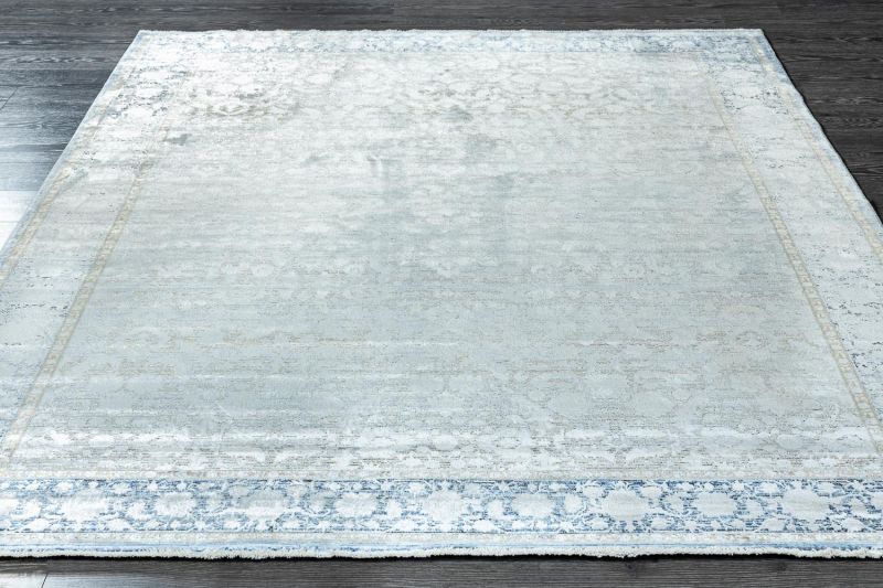 Турецкий ковер из шёлка и эвкалиптового шёлка Carpet «SALVATORE APARTMENT» DB44B-BLUN-GRE 160 x 230 см фото 2
