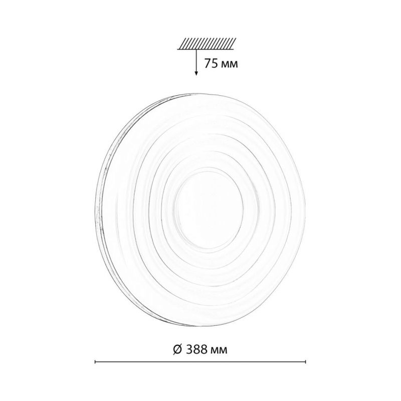 Настенно-потолочный светильник Sonex PALE 7674/DL фото 5
