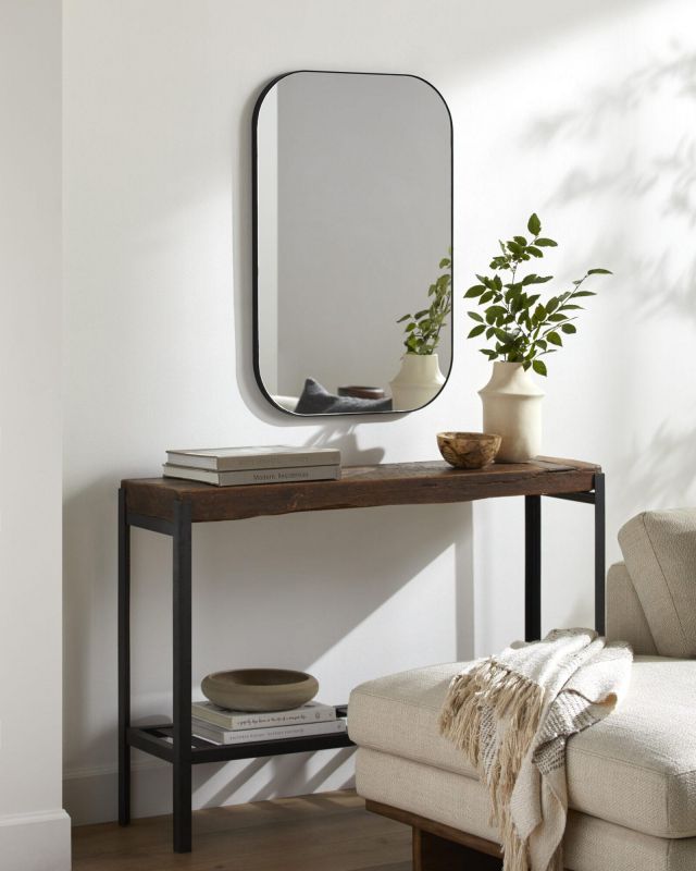 Черное настенное зеркало LH Mirror Home “Олни” BD-3117714 фото 3