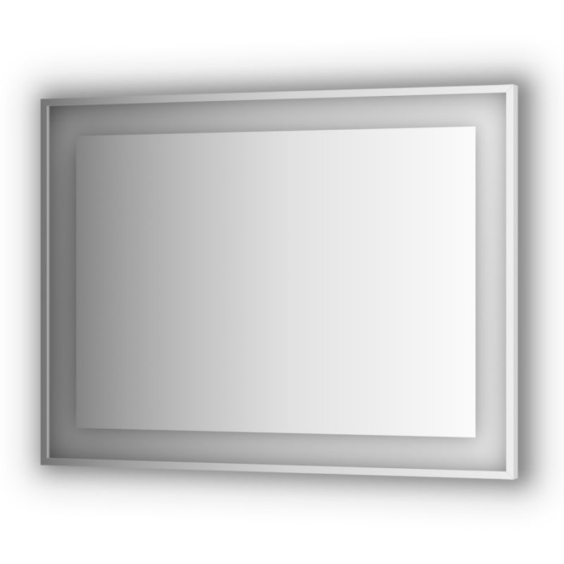 Зеркало в багетной раме со встроенным LED-светильником 32,5 W 120x90 Evoform LEDSIDE BY 2212