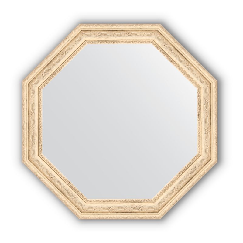 Зеркало в багетной раме Evoform Octagon BY 3685 слоновая кость