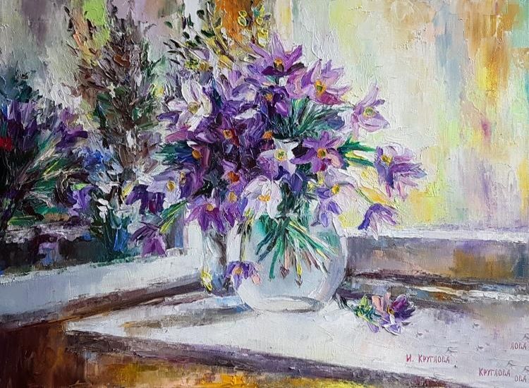 Картина "Первоцветы" Ирина Круглова