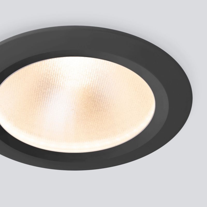 Встраиваемый светодиодный влагозащищенный светильник Elektrostandard Light LED 3003 35128/U черный