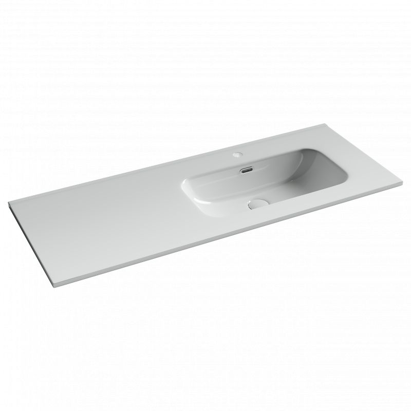 Раковина-столешница Ceramica Nova ELEMENT CN7006R 121 белая R фото 1