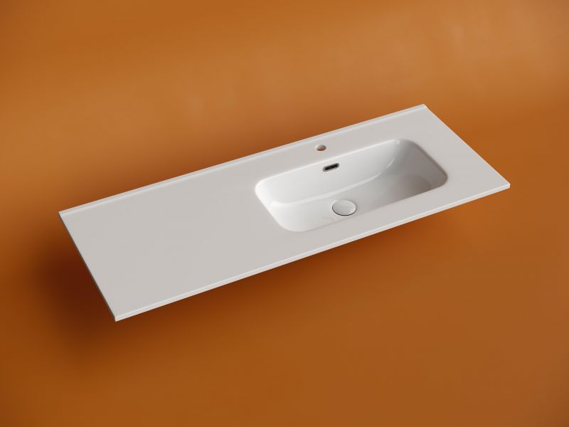 Раковина-столешница Ceramica Nova ELEMENT CN7006R 121 белая R фото 3