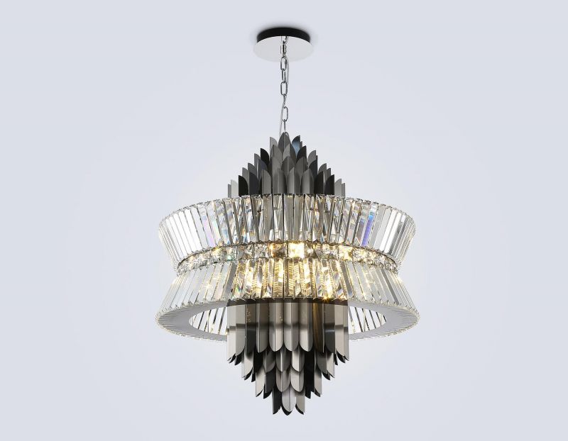 Подвесная люстра с хрусталем Ambrella LH IP20 E14 LH41026 фото 2