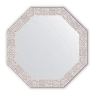 Зеркало в багетной раме Evoform Octagon BY 3747 соты алюминий