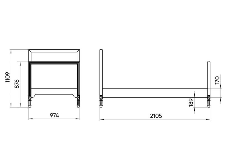 Кровать подростковая Ellipsefurniture Elit (белый, розовая ткань) ET010110050501