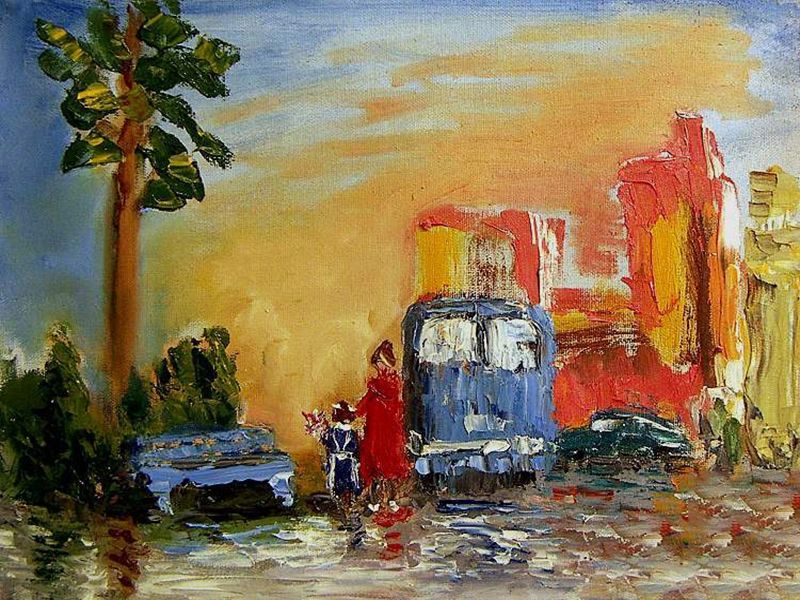 Картина "Странички из памяти. 1 сентября 1965 года" Григорий Жадько