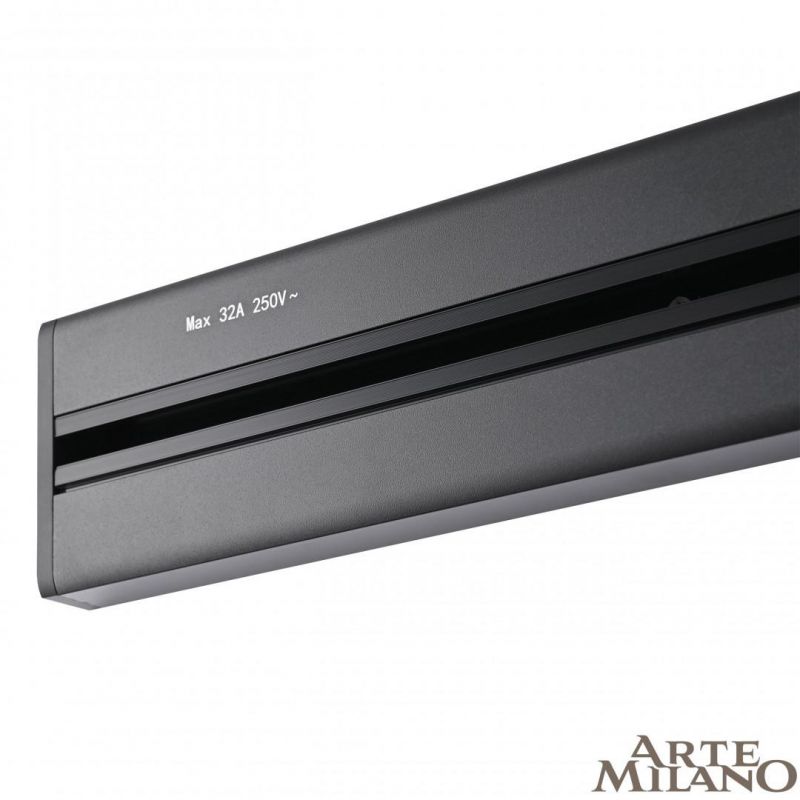 Накладной шинопровод с выключателем Arte Milano 25A 250V 385205TOB/50 Black