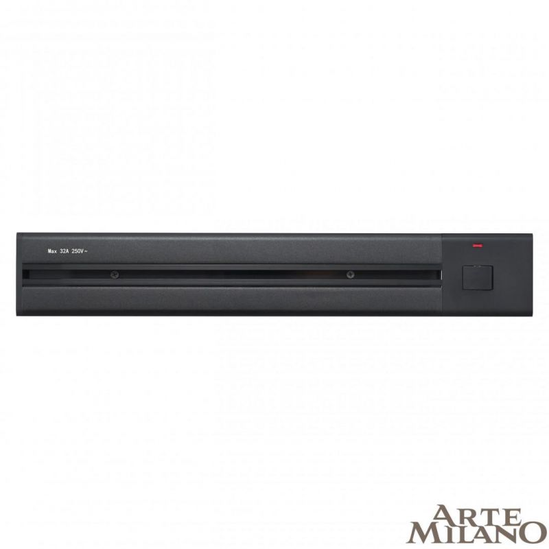 Накладной шинопровод с выключателем Arte Milano 25A 250V 385205TOB/50 Black