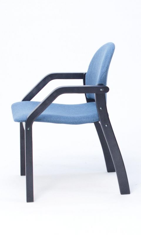Стул-кресло Джуно 2.0 чёрный/синий Z112812B03