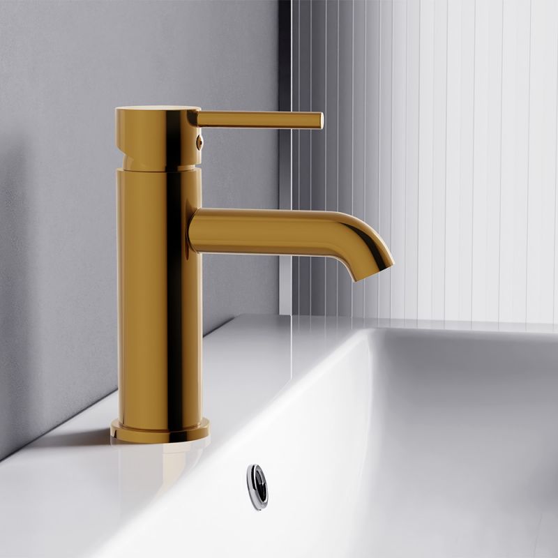 Смеситель для раковины Damixa Scandinavian Pure 360210600, золото фото 2