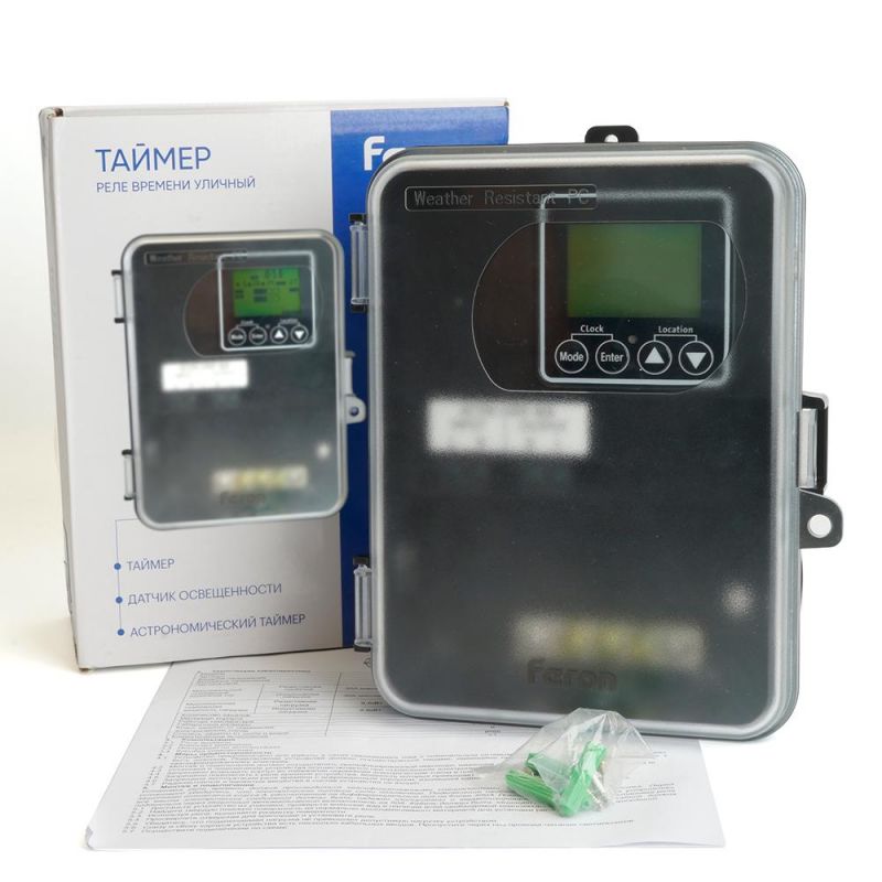 Таймер (реле времени) Feron TM101 13800W двухзонный 51479 фото 10