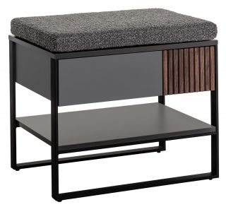 Банкетка для прихожей R-Home Haiden Grafit серая BD-3125700