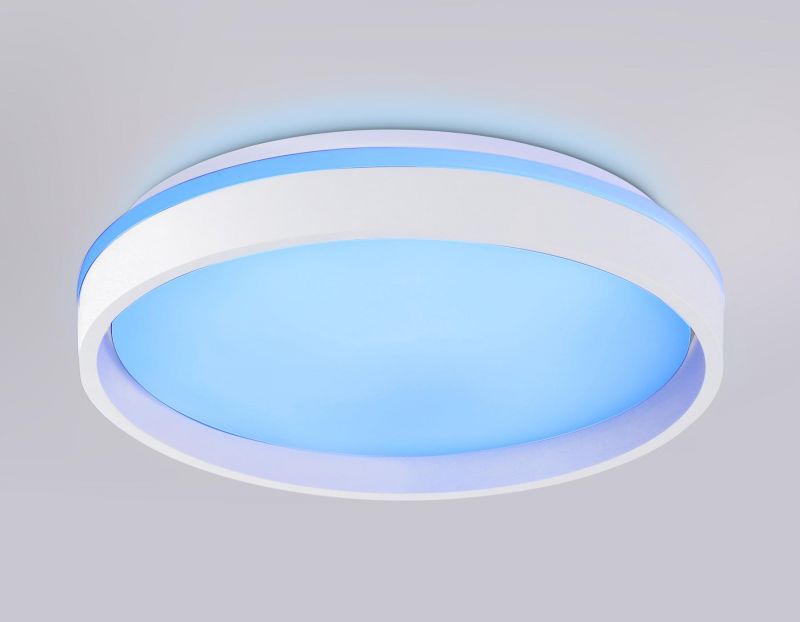 Светодиодный светильник RGB с пультом управления Ambrella FZ IP20 LED 3000-6500+RGB(теплый, белый, холодный) 46W FZ601 фото 10