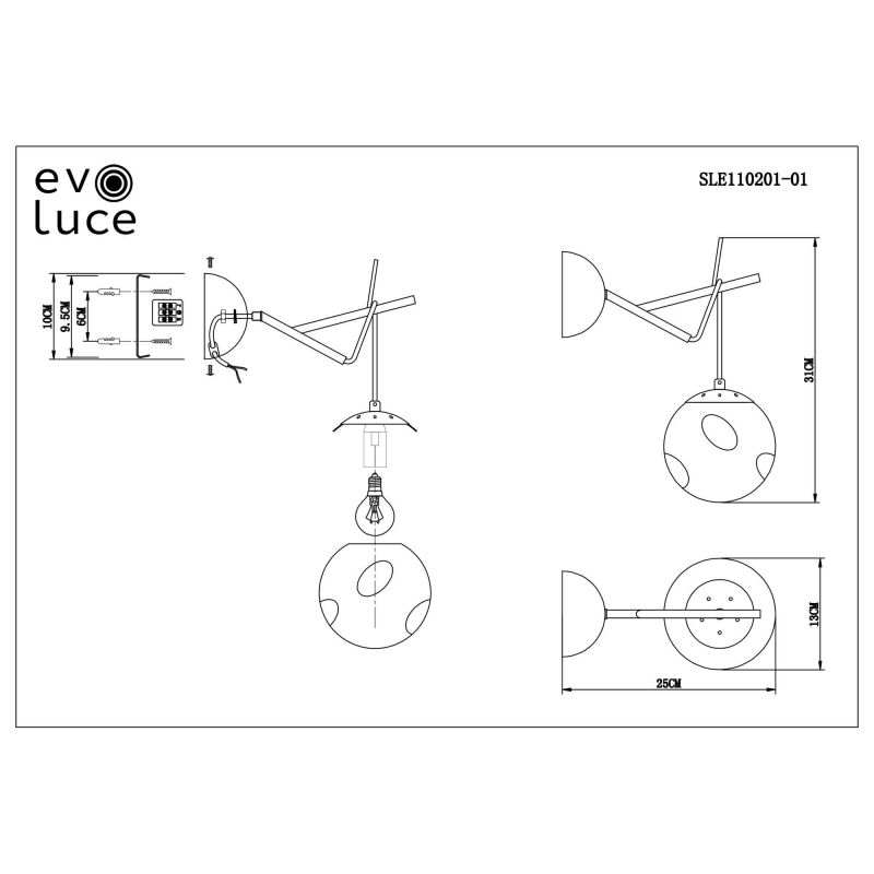 Бра Evoluce CALLETTA SLE110201-01