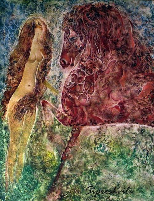 Картина "Притяжение" 80x100 Гиви Сипрошвили фото 1