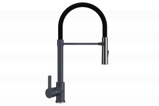 Смеситель для кухни Ulgran Classic U-024-343 антрацит
