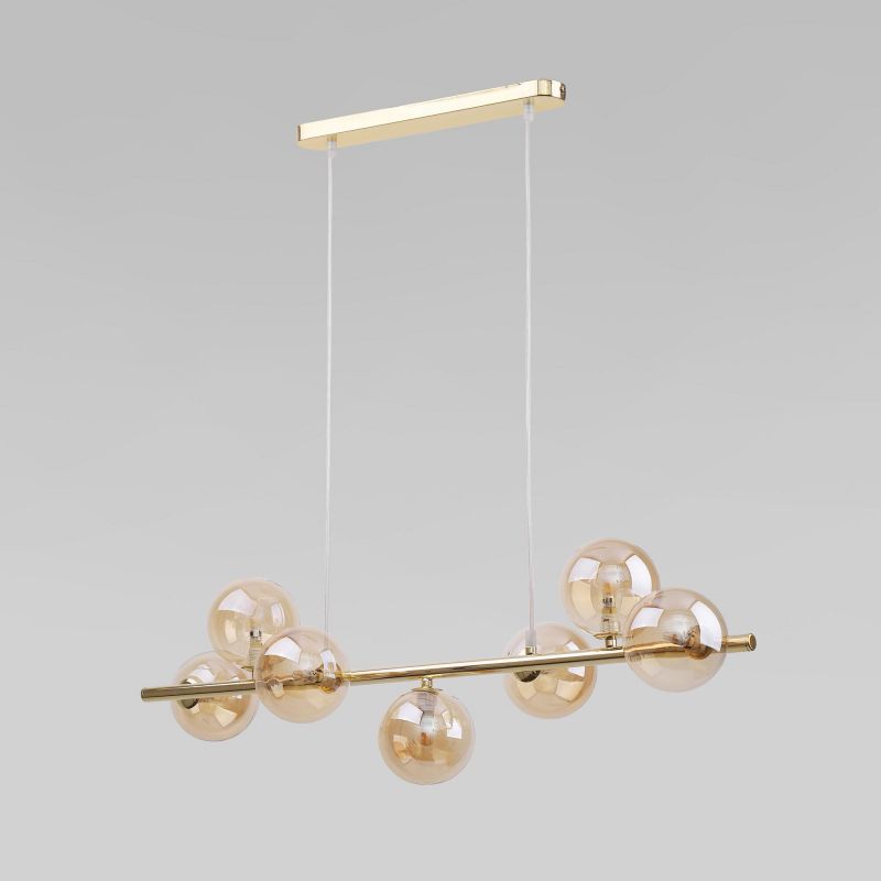 Подвесной светильник со стеклянными плафонами TK Lighting Estera Gold 5668 фото 1
