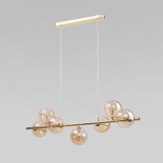Подвесной светильник со стеклянными плафонами TK Lighting Estera Gold 5668