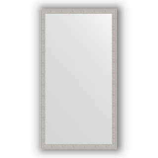 Зеркало в багетной раме 71х131 Evoform DEFENITE BY 3294 волна алюминий