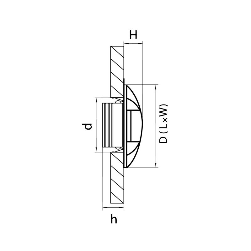 Светильник точечный встраиваемый Lumina 3W 212274