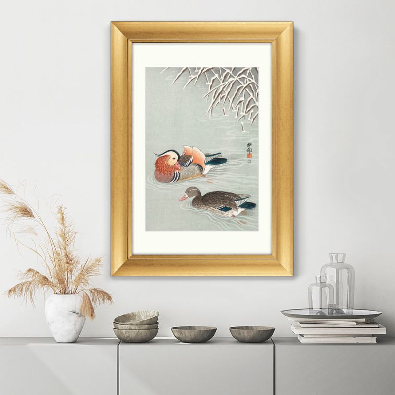 Репродукция картины в раме Mandarin ducks, 1936г. ArtNoMore BD-2090766 фото 3