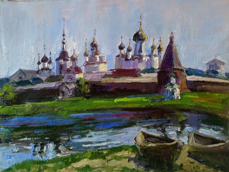 Картина "Соловецкий монастырь. Бухта Благополучия" Наталья Герасимова фото 1