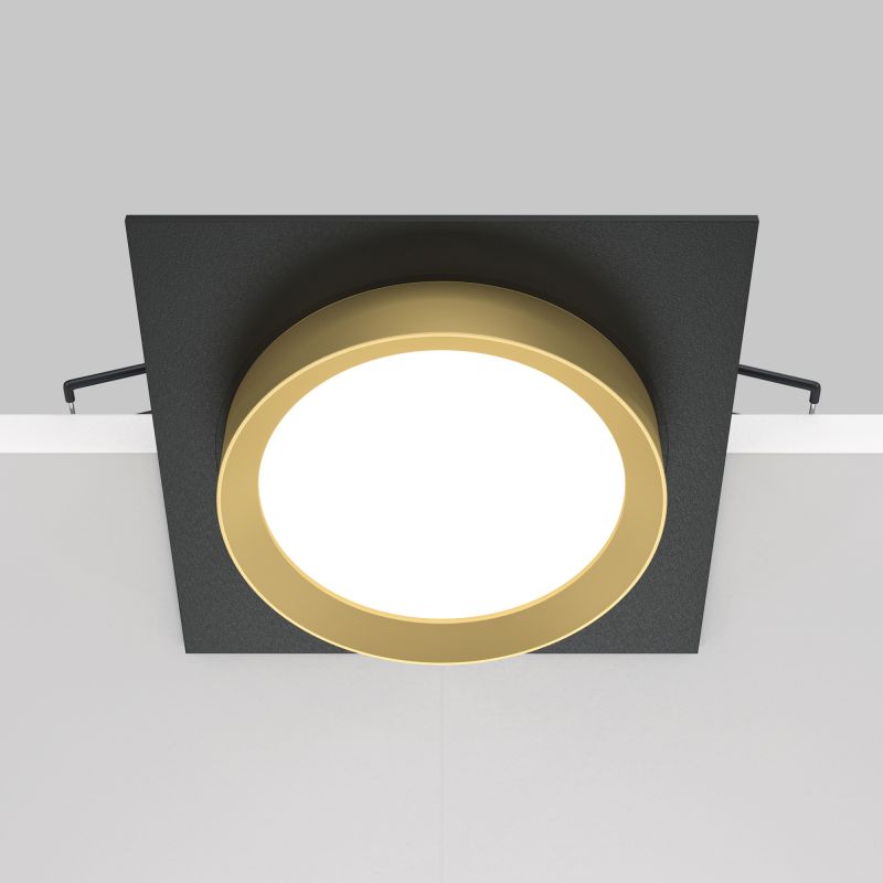 Встраиваемый светильник Maytoni Downlight Hoop DL086-GX53-SQ-BG
