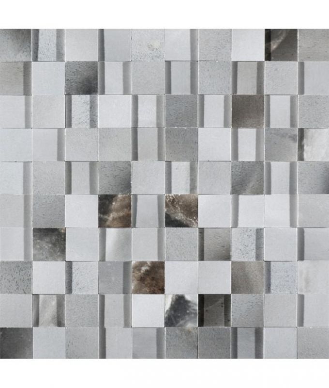 Мозаика Rex ALABASTRI ZAFFIRO MOSAICO 3DLAP 3X3 RET 30x30