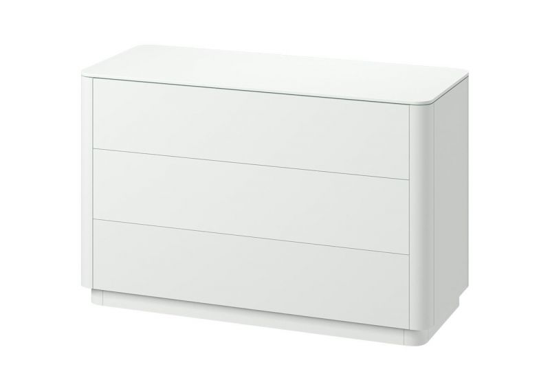 Комод  Ellipsefurniture Tammi 3 ящика ширина 120 см (белый) TM010201020101 фото 2