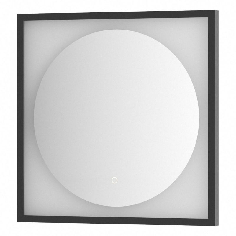 Зеркало для ванной DEFESTO ECLIPSE DF 2221S с LED-подсветкой и сенсорным выключателем Ø60см фото 1