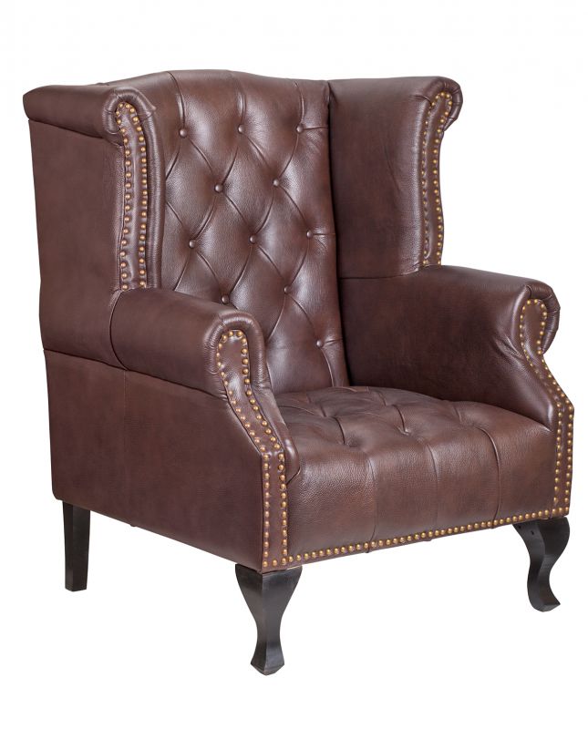 Кресло MAK-interior из кожи Royal brown BD-1924298