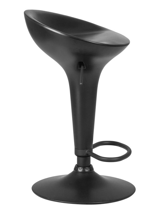 Стул Dobrin 1004-BlackBase-LM BOMBA BLACK,  цвет сиденья черный, цвет основания черный