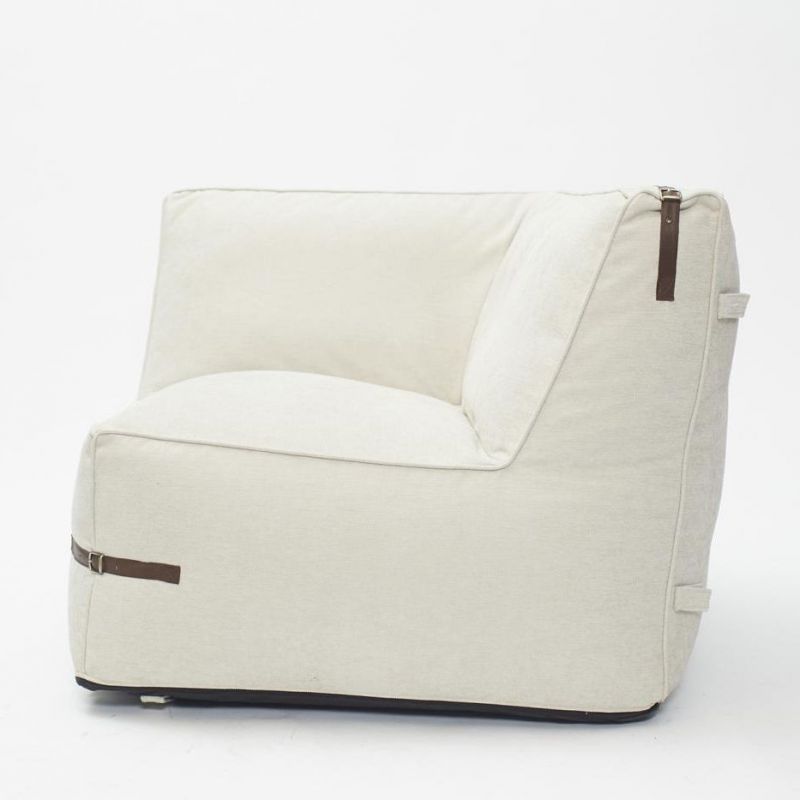 Модульное угловое кресло с ремешками из кожи KRESLO BD-2101553