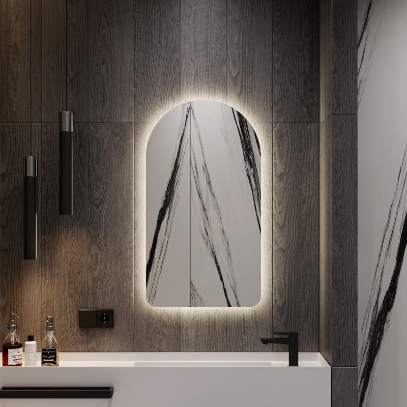 Зеркало безрамное с нейтральной подсветкой GENGLASS ARKELO NF LED S BD-2374115 фото 2