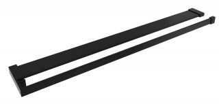 Полка-вешалка Niagara Nova NG8075B, 80 см, черная матовая