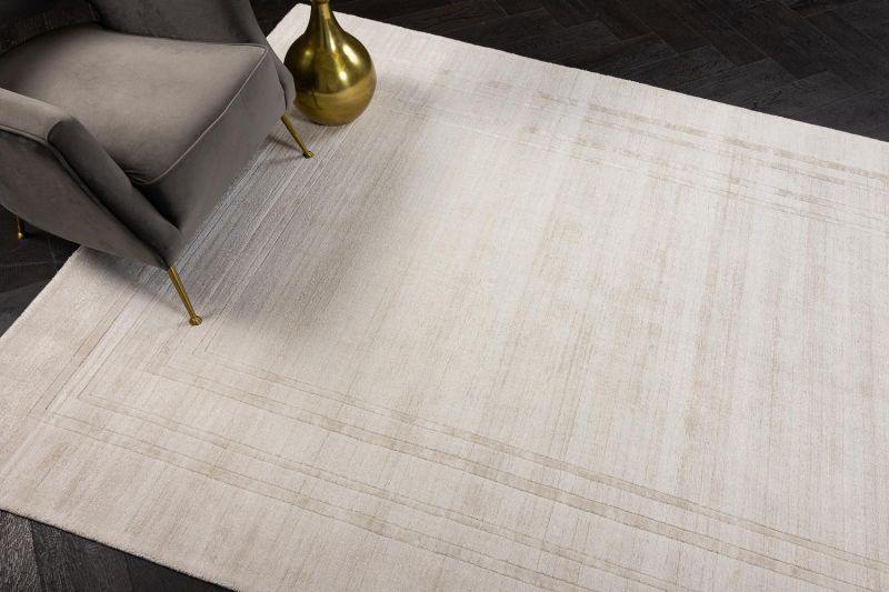 Индийский ковер из арт-шёлка Carpet «ORLAND» BLEACH-WHT 165 x 235 см