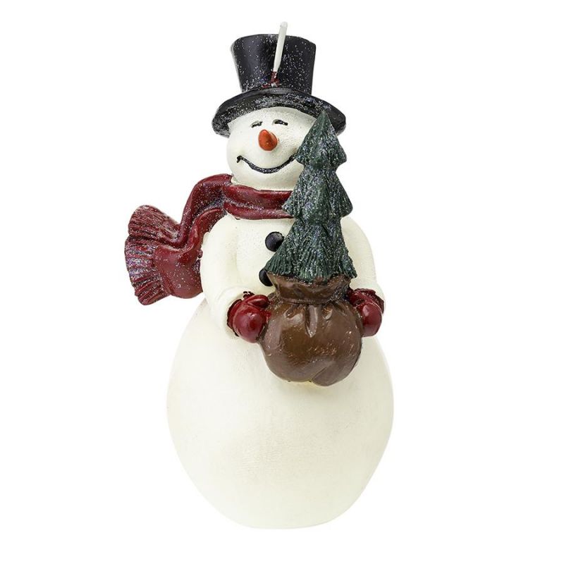 Свеча декоративная festive snowman из коллекции new year essential, 15 см Tkano BD-3067850 фото 1