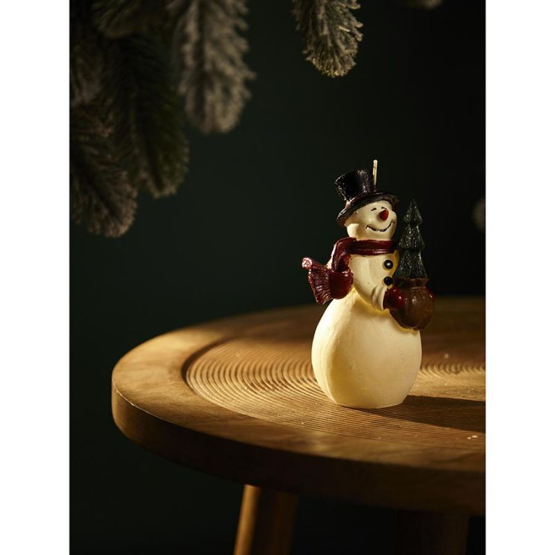 Свеча декоративная festive snowman из коллекции new year essential, 15 см Tkano BD-3067850 фото 3