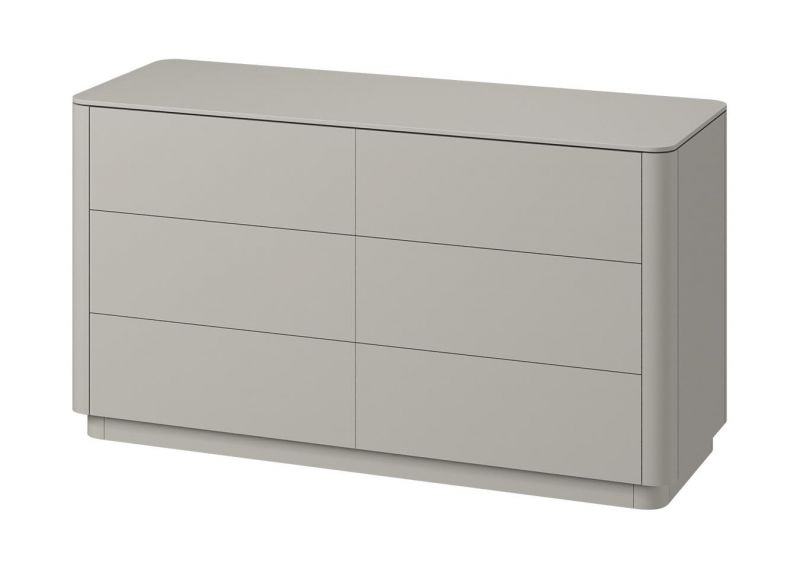 Комод  Ellipsefurniture Tammi 6 ящиков ширина 140 см (серо-бежевый) TM010202030101 фото 2