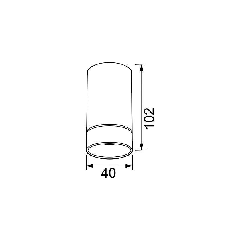 Накладной светильник Mantra SPLIT GU10 12W 8879 фото 6