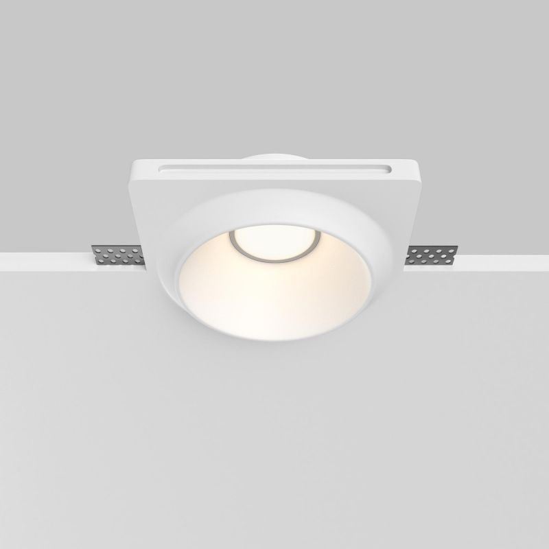Встраиваемый светильник Maytoni Gyps Modern GU10 10W DL124-GU10-01-TRS-W фото 8