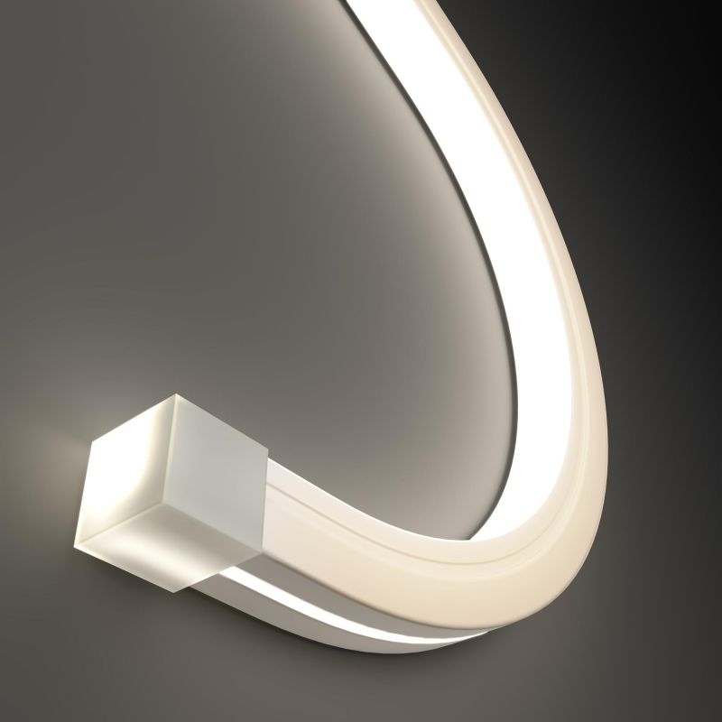 Гибкий неон Maytoni 16x16 24В 10Вт/м IP67 10м (вертикальный изгиб) LED белый свет (4000К) 432017 фото 6