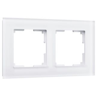 Рамка на 2 поста (белый матовый) Werkel W0021105