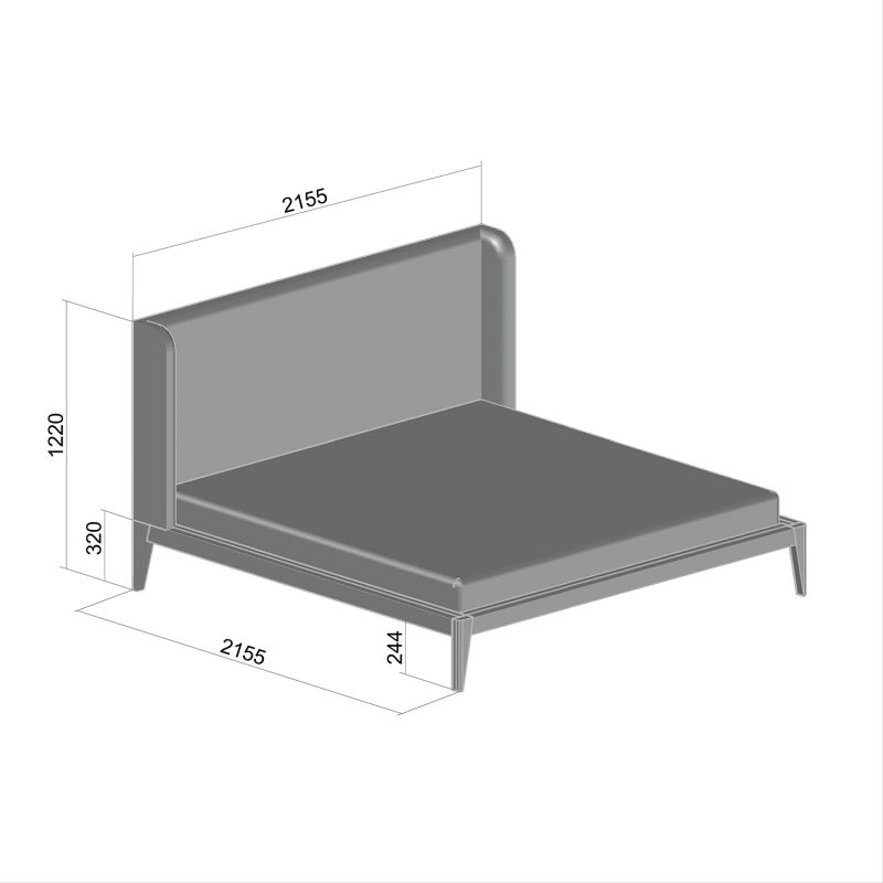 Кровать BraginDesign Fly BD-1834181